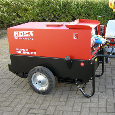 16kVA Silenced Road Tow Generator Hire