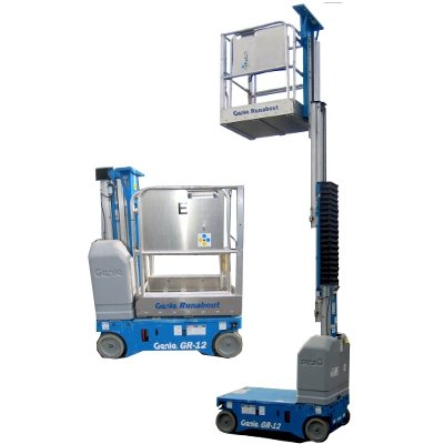Personnel Lift, Genie GR12, 3.5m, 12ft, Electric Hire