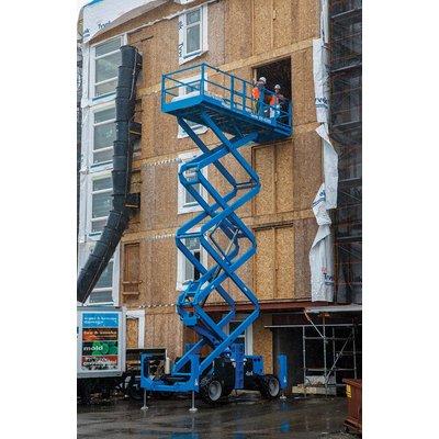 Genie GS4390 RT 14.75m Rough Terrain Scissor Lift Hire