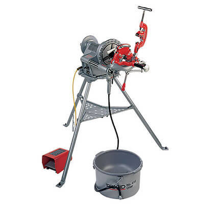 Pipe Threader On Stand - 110v 1/2in to 4in Hire