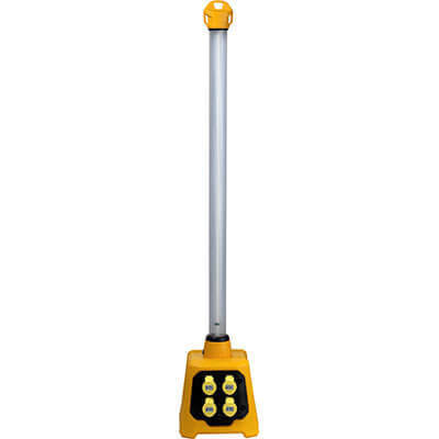 Fluorescent Uplight With 4 Way Splitter Hire