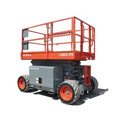 Skyjack SJ6832 RT 11.75m Diesel Scissor Lift Hire