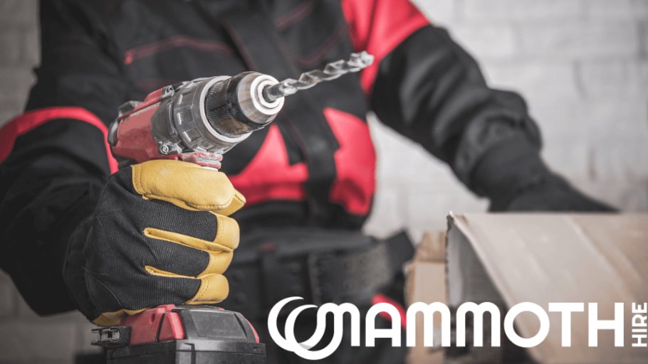 A man using a drill