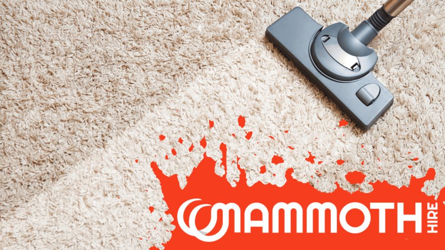 A carpet being cleaned.