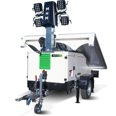 9m Road-Tow Solar Lighting Tower Hire