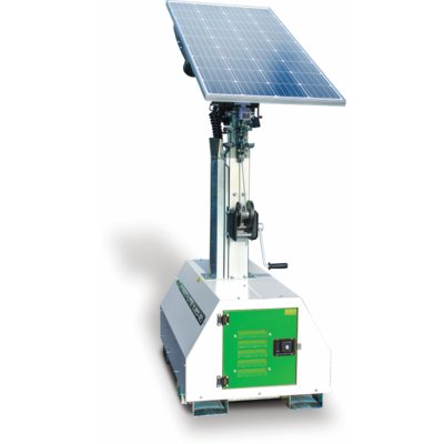 5.5m Solar Lighting Tower Hire